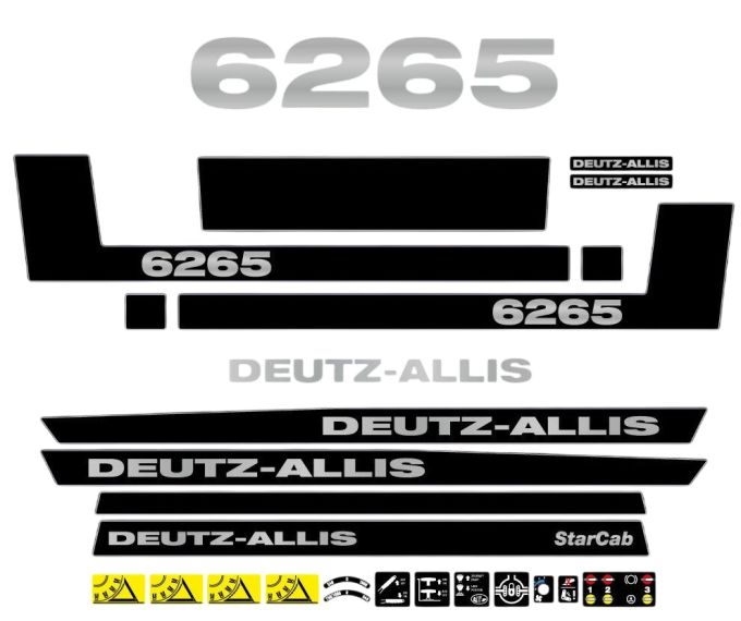 Stickerset Deutz Allis 6265