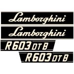 Typenschild Lamborghini R 603 DT B