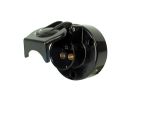 50977 Stekker - doos 3-polig Vrouw (Black Plastic)