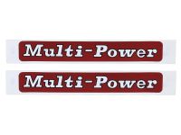 Decal multipower rood