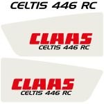 Stickerset Claas Celtis 446 RC