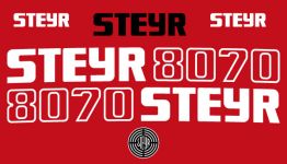Stickerset Steyr 8070