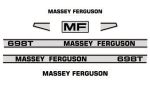 Stickerset Massey Ferguson 698T