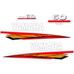 Stickerset Yamaha 60 outboard (1998-2001)