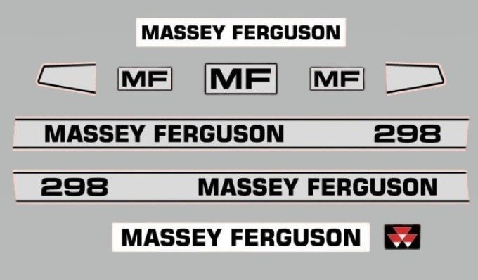 Stickerset Massey Ferguson 298