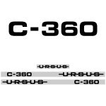 Stickerset Ursus C-360