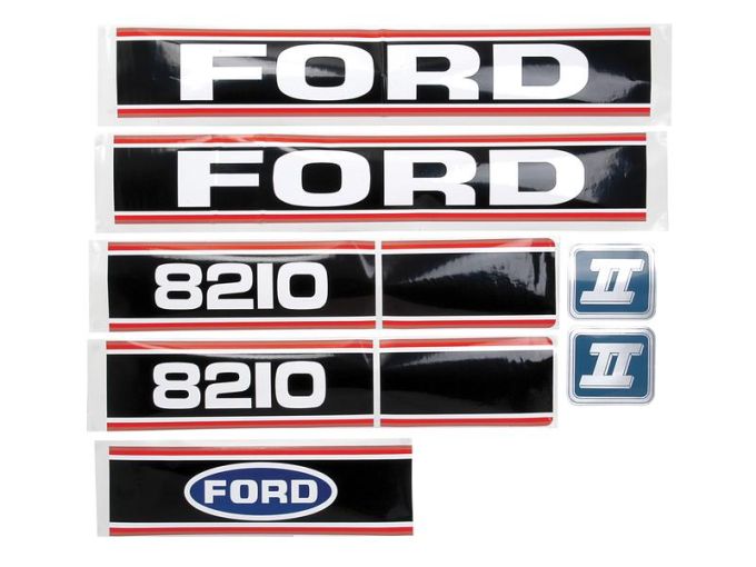 Kit autocollants latéraux Ford 8210 Force II