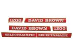 63347 Stickerset David Brown 1200 Selectamatic