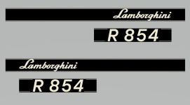 Stickerset Lamborghini R 854
