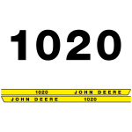 Stickerset John Deere 1020
