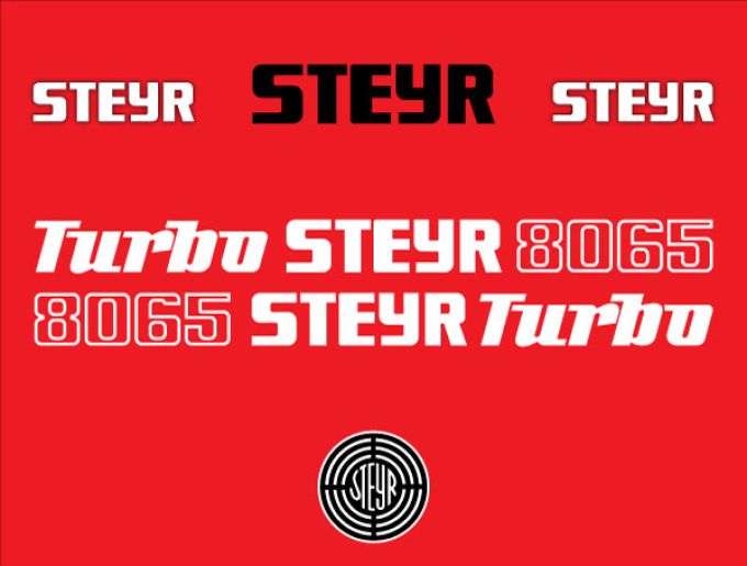 Stickerset Steyr 8065 Turbo