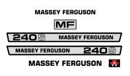 Stickerset Massey Ferguson 240 S