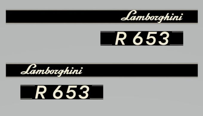 Stickerset Lamborghini R 653