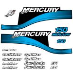 Stickerset Mercury 150 blue (1999-2004)