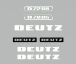 Stickerset Deutz D72-06 +