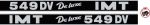 Stickerset IMT 549 DV De Luxe