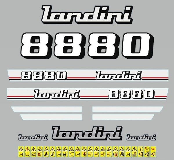 Stickerset Landini 8880