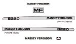 Stickerset Massey Ferguson 8220