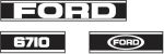 Kit de décalque Ford 6710 Gen 1