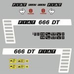 Stickerset Fiat 666 DT