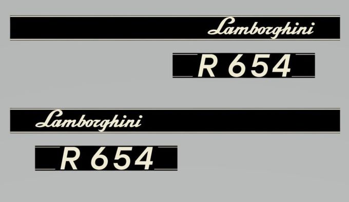 Stickerset Lamborghini R 654