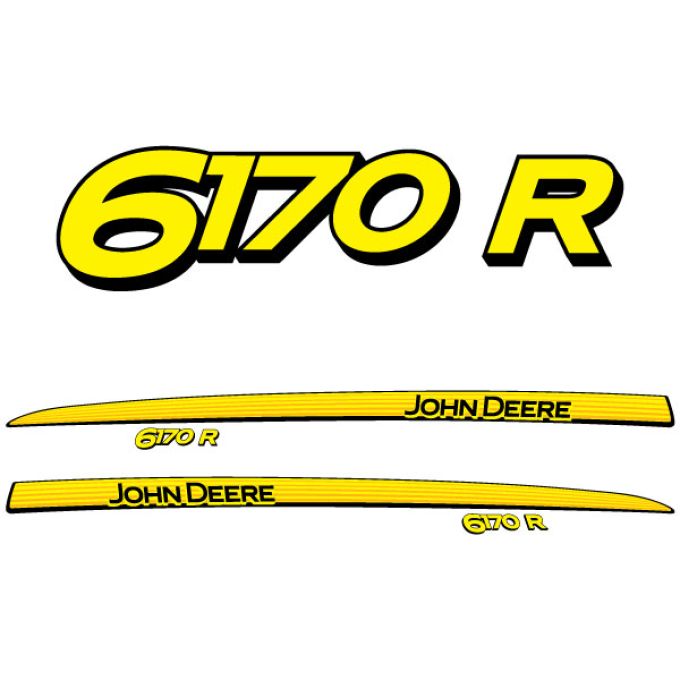 Stickerset John Deere 6170 R