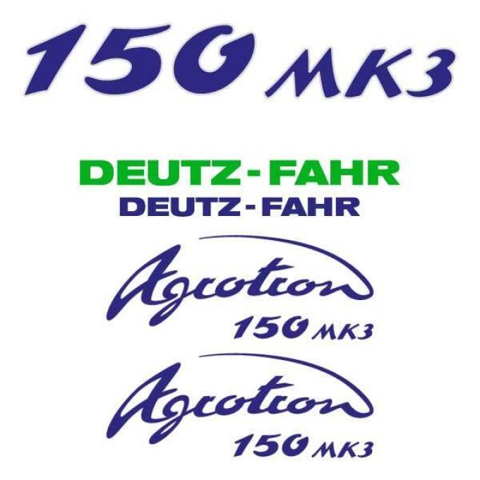 Stickerset Deutz-Fahr Agrotron 150 MK3