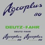 Stickerset Deutz-Fahr Agroplus 80