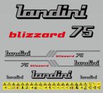 Stickerset Landini blizzard 75