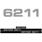Stickerset Zetor 6211