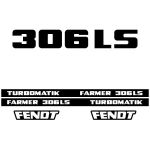 Typenschild Fendt Farmer 306 LS