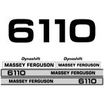 Stickerset Massey Ferguson 6110