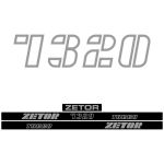 Stickerset Zetor 7320