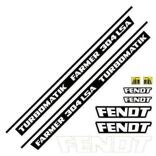 Stickerset Fendt Farmer 304 LSA