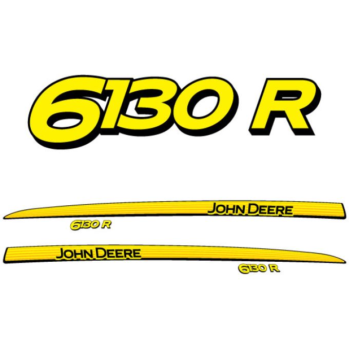 Stickerset John Deere 6130 R