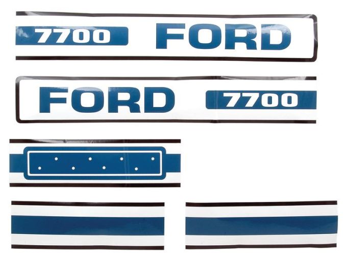 Stickerset Ford 7700