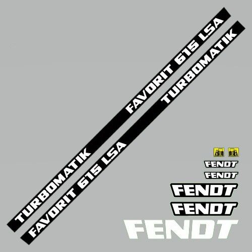 Stickerset Fendt Favorit 615 LSA Turbomatik