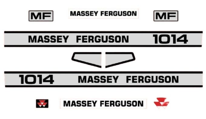 Stickerset Massey Ferguson 1014