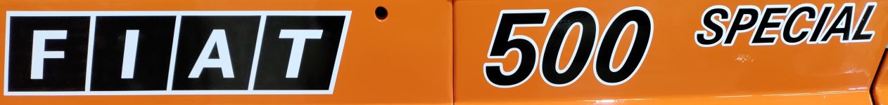 Aufklebersatz Fiat 500 Speciaal