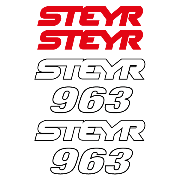 Stickerset Steyr 963