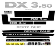 Stickerset Deutz-Fahr DX 3.50
