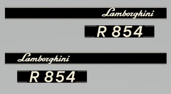 Stickerset Lamborghini R 854