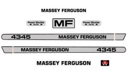 Stickerset Massey Ferguson 4345