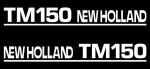 Kit autocollants latéraux New Holland TM150