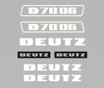 Stickerset Deutz D70-06