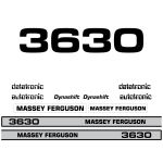 Stickerset Massey Ferguson 3630