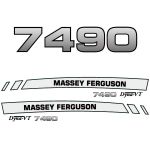 Stickerset Massey Ferguson 7490