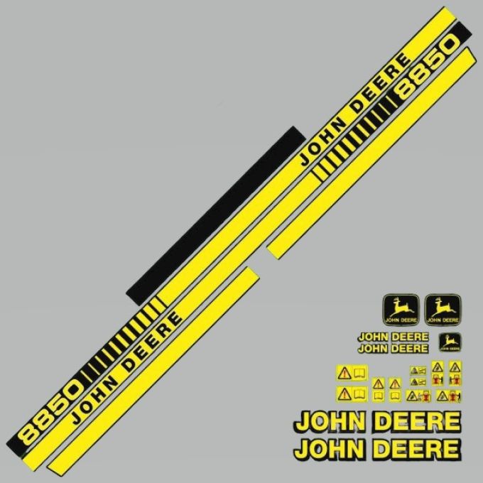 Stickerset John Deere 8850