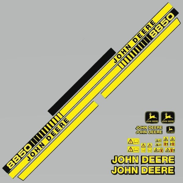 Stickerset John Deere 8850