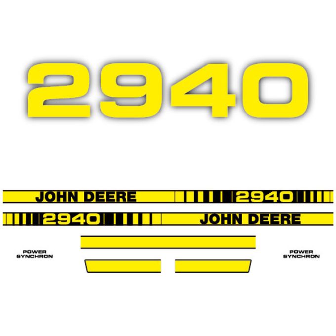 Stickerset John Deere 2940